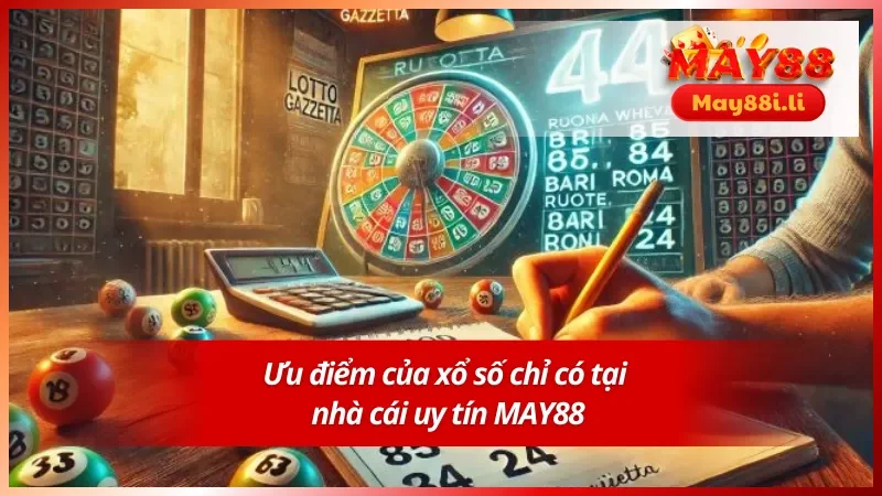 Xổ Số MAY88 2 Ưu điểm nổi trội khi tham gia tại xổ số MAY88